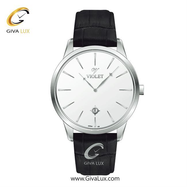 ساعت مچی اورجینال مردانه ویولت VIOLET نقره ای | مشکی| سفید| کد رفرنس 0551